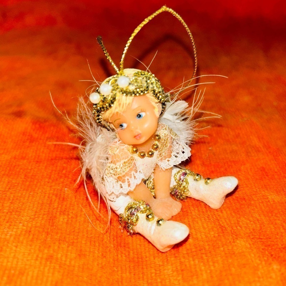 Nwt Ashton-Drake Galleries Blessings Of Love Snow Angels Christmas Ornament